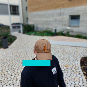 Lazy Bones Crew Lazy Dadcap mit L-Logo in Oliv