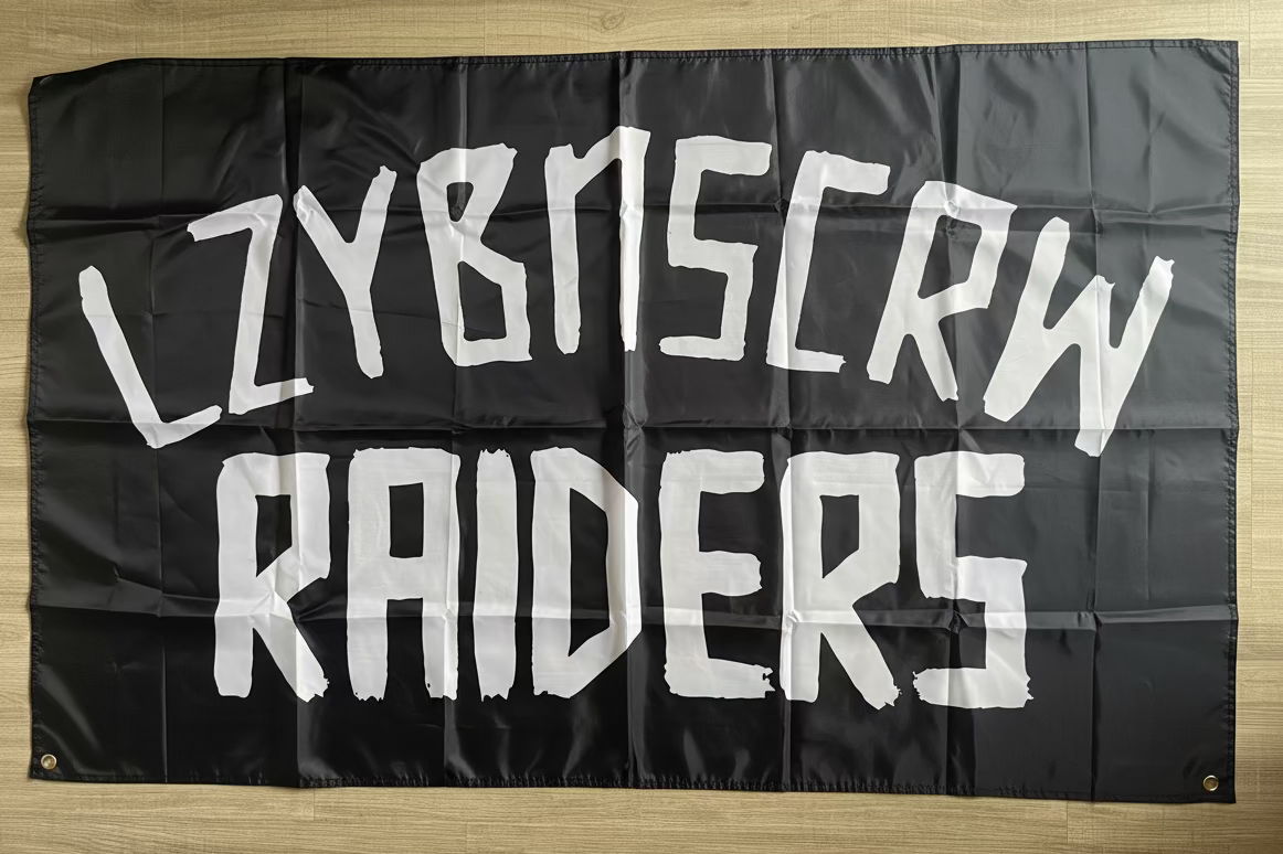 LZYBNSCRW Raiders Flag
