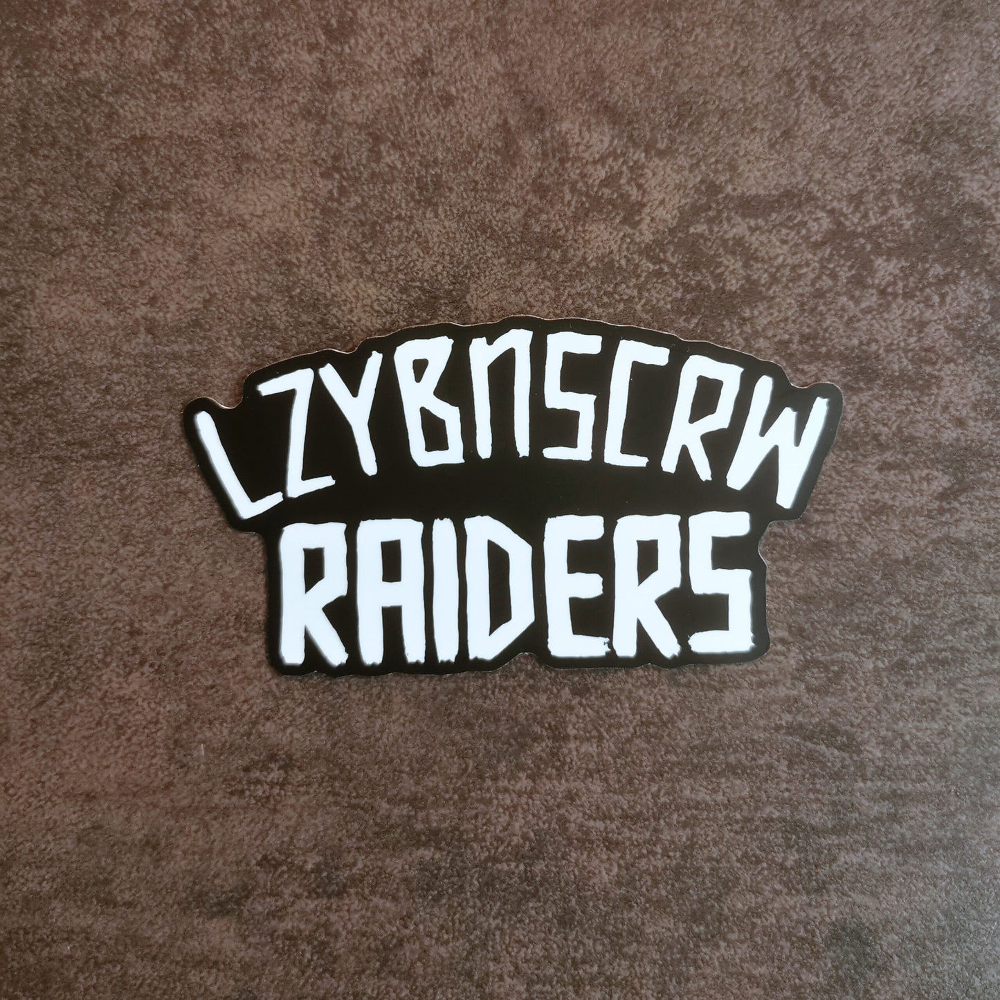 Lazy Bones Crew LZYBNS Raiders Sticker