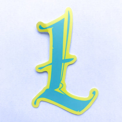 L Sticker