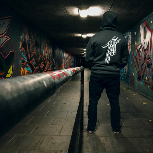 Lazy Bones Crew Kuchisabishii Hoodie mit japanischem Design